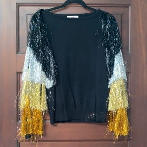 Sparkle City Fringe Top